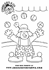 juggling clown